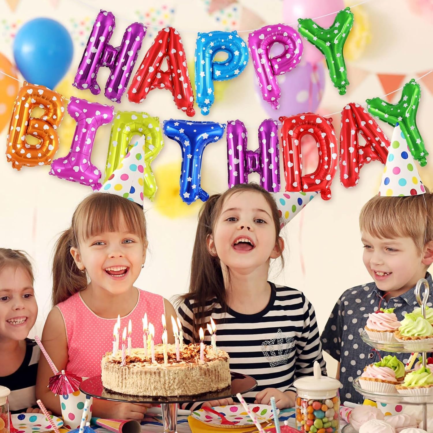 Happy Birthday Foil Banner — Banners party decoration in Aligarh from NRRL