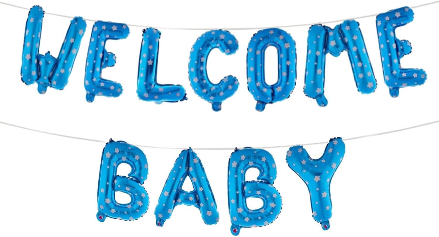 Welcome Baby Foil Banner — Banners party decoration in Aligarh from NRRL